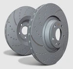 Ebc GD7328 Sport Dimple Drilled & Slotted Brake Rotors - Front Set. Fixed Price $299.20.