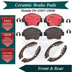 Brembo Oem Front Pads & Rear Shoes For 2007-2008 Honda Fit Lifetime Warranty. Fixed Price $130.99.