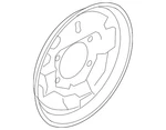 Genuine Nissan Backing Plate 44030-3LM0A. Fixed Price $41.45.