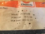Nos Delco Brake Hold Down Spring Kit Rear 179-1048. Fixed Price $15.95.