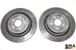 Mercedes-benz C63 W205 Rear Left & Right Brake Disc Rotor Set 2015 2021 Oem. Fixed Price $334.99.