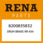 Renault Drum Brake Rr 4X4 8200835832, New Genuine Oem Part. Fixed Price $309.88.