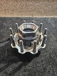 Webb 20231--5T Hub Assembly W/ Abs Ring Long Studs, M22 X 1.5MM Serrated. Fixed Price $337.81.