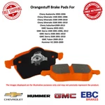 Ebc Orangestuff Brake Pad Set Front For 00-16 Silverado Sierra 1500 / 2500. Fixed Price $185.60.