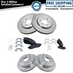 Front Rear Brake Rotor & Premium Posi Ceramic Pads For Nissan. Fixed Price $159.87.