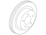 Genuine Nissan Disc Brake Rotor 43206-6RA0C. Fixed Price $91.49.