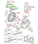 Toyota Tacoma 1998 Rear Parking Brake Cable And Bell Crank Kit Genuine Oem. Fixed Price $375.14.