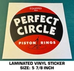 Perfect Circle Piston Rings Vinyl Decal Sticker - Vintage Nascar Road Racing. Fixed Price $10.13.