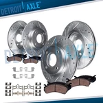 Front Rear Drilled Brake Rotors Ceramic Pads For Honda Accord Acura Cl 4 Lugs. Fixed Price $132.03.