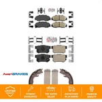 Front Rear Ceramic Disc Brake Pads And Parking Shoes Kit For Honda Rl KNN-101152. Fixed Price $99.18.
