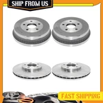 Front Rear 4X Durago Brake Drum Disc Rotor Fits 2001-2003 Ford Taurus Wt. Fixed Price $254.74.