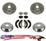 Front Rotors Rear Drums Brake Pads Shoes Fits Smart Car Fortwo 2005-2015. Fixed Price $221.00.