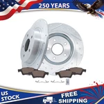 Rear Drilled Rotors Ceramic Brake Pads Kit Ford C-max Escape Transit Connect. Fixed Price $69.83.