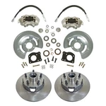 1964-73 Ford Mustang Front Brake Kit, Drum-disc, 11" Rotors. Fixed Price $525.75.