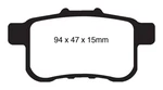 Ebc Disc Brake Pad Set - Rear Greenstuff Street Sport Fmsi D1451 2016 Thru Fits. Fixed Price $153.40.