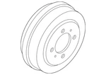 Genuine Nissan Brake Drum 43206-3SG0C. Fixed Price $94.85.