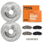 Rear Drilled Brake Rotors + Pads For 2006-2014 2015 2016-2018 Toyota RAV4. Fixed Price $94.99.
