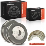 A-premium Brake Drums + Ceramic Shoe Rear For Honda Accord 03-07 Civic. Fixed Price $147.99.