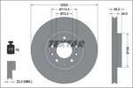 Textar 92261503 Brake Disc For Mazda. Fixed Price $86.80.