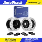 Front Rear Drilled Slotted Brake Rotors Ceramic Pads For Infiniti, G37 2011-2013. Fixed Price $187.63.