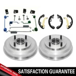 Rear Drums Wheel Bearings Brake Shoes And Hardware Ford Focus 2000-2008. Fixed Price $228.05.
