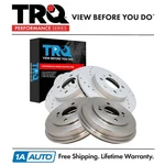 Trq Performance Front & Rear Brake Rotors Set Fits Honda. Fixed Price $144.95.