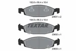 Textar 2363101 Brake Pad Set, Disc For Jeep. Fixed Price $71.01.