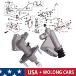 Clutch Master Slave Cylinder For 2004-2007 Honda Accord Acura Tsx Element 2.4L. Fixed Price $46.91.