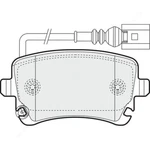 Apec Blue Rear Brake Pads Set PD3120 Oem Quality Replacement Disc. Fixed Price $32.32.