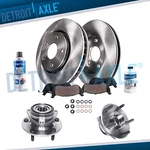Front Rotor Brake Pad Wheel Bearing Hub Kit For 1994 - 1999 Dodge Ram 1500 4WD. Fixed Price $204.20.