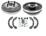 Rear Brake Drums And Shoes Springs With 4 Wheel Abs For Kia Rio 03-05. Fixed Price $143.00.