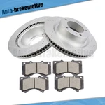Front Drill Slot Brake Rotors & Ceramic Pads For Toyota Tundra Cruiser. Fixed Price $146.64.