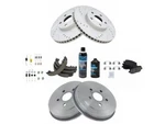 Front And Rear Brake Pad Rotor Shoe Drum Kit For Toyota Corolla GN979WD. Fixed Price $199.15.