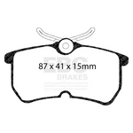 Ebc Brakes DP21218 Greenstuff 2000 Series Sport Pads Fits Fiesta Focus. Fixed Price $103.98.