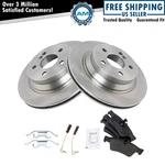 Rear Brake Pad & Rotor Kit Semi-metallic Fits Mercedes-benz. Fixed Price $114.85.