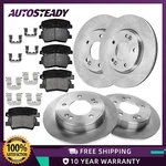 Front Rear Brake Rotor Ceramic Pads Kit Hyundai Elantra Coupe Kia FORTE5. Fixed Price $148.98.