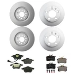 Hella Front 312MM And Rear 230MM Rotor Low-met Disc Brake Pad Kit For Golf Tt. Fixed Price $303.95.