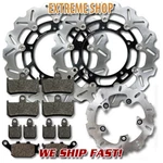 Yamaha Front + Rear Race Proven Brake Disc Rotor Pads Yzf R1 (2007-2014). Fixed Price $209.90.