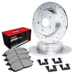 WGUH1-45016 R1 Concepts 2-WHEEL Set Brake Disc And Pad Kits Rear For Chevy Trax. Fixed Price $149.99.