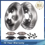 For Chevy Impala Pontiac Grand Prix Rear Disc Rotors Ceramic Brake Pads. Fixed Price $48.50.