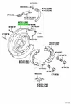 Toyota Genuine 46504-33080 & 46503-33080 Parking Brake Backing Plate Lh Rh Camry. Fixed Price $393.49.