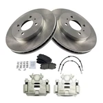 For Mitsubishi Lancer 07 Front Disc Brake Kit W Ceramic Pads, Calipers & Hoses. Fixed Price $219.44.