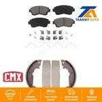 Front Rear Ceramic Brake Pads And Drum Shoes Kit For 1998-2003 Toyota Sienna. Fixed Price $57.16.