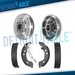 Rear Brake Drums Shoes Kit For 2012 - 2019 1.6L Nissan Versa Note Micra. Fixed Price $91.01.