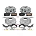Disc Brake Pads / Shoes Rotors And Drums Kit Power Stop KOE15213DK. Fixed Price $440.49.