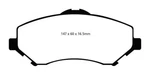 Ebc Brakes Disc Pad Set UD1273. Fixed Price $86.15.