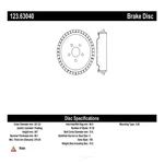 Rr Brake Drum Centric Parts 123.63040. Fixed Price $40.89.