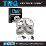 Trq Front & Rear Brake Pad Rotor Kit Ceramic Fits 1999-2000 Hyundai Sonata. Fixed Price $154.95.