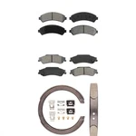 Front Brake Pads Rear Parking Shoes Kit For Chevrolet S10 Blazer 1998-2005 OEV1. Fixed Price $79.41.