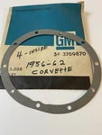 1956-1962 Corvette Rear End Differential Carrier Gm# 3769870 Gasket Nos. Fixed Price $29.98.